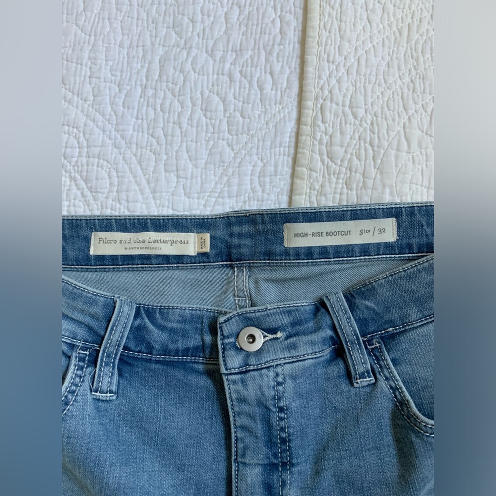 Pilcro and the Letterpress high rise bootcut embellished jeans - Picture 3 of 4
